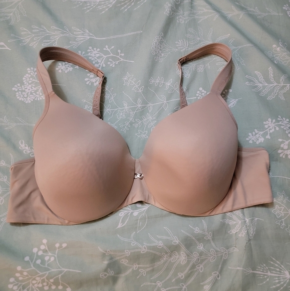 Jockey Tan Seamless T-Shirt Bra With Padded Shoulder Straps Size 7/40 = 40D - Picture 1 of 8